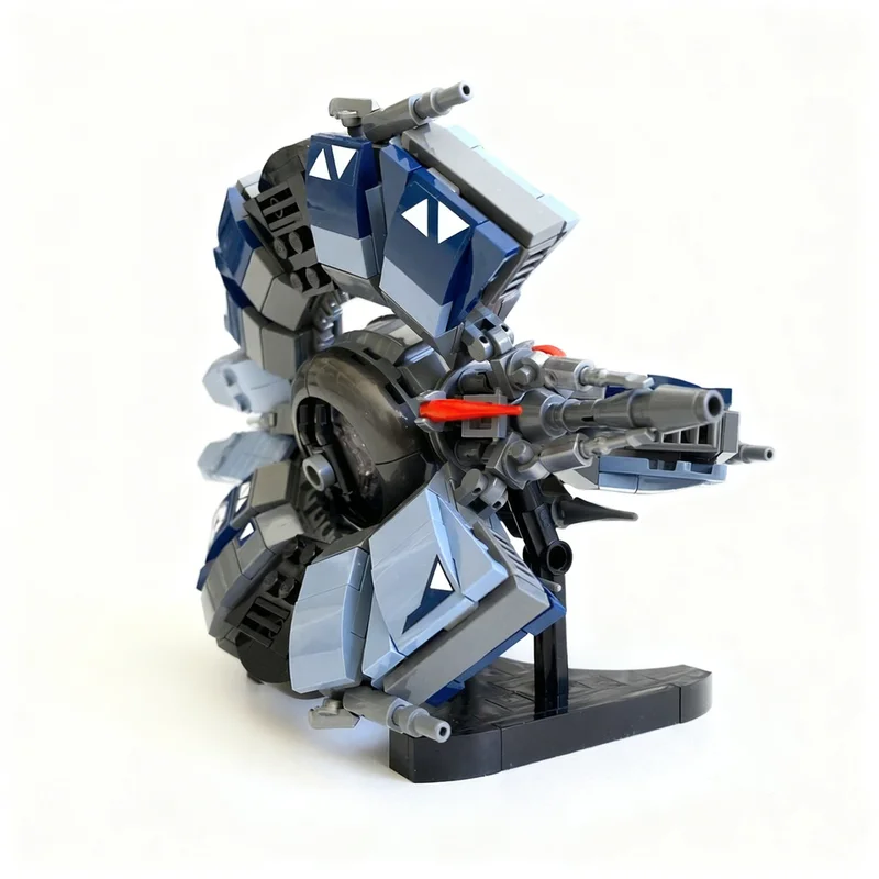 612pcs MOC CIS Droid Tri-Fighter ROTS EP3 V2 Star Battle Model Building Blocks Christmas Gift 3D Education Brick Collection
