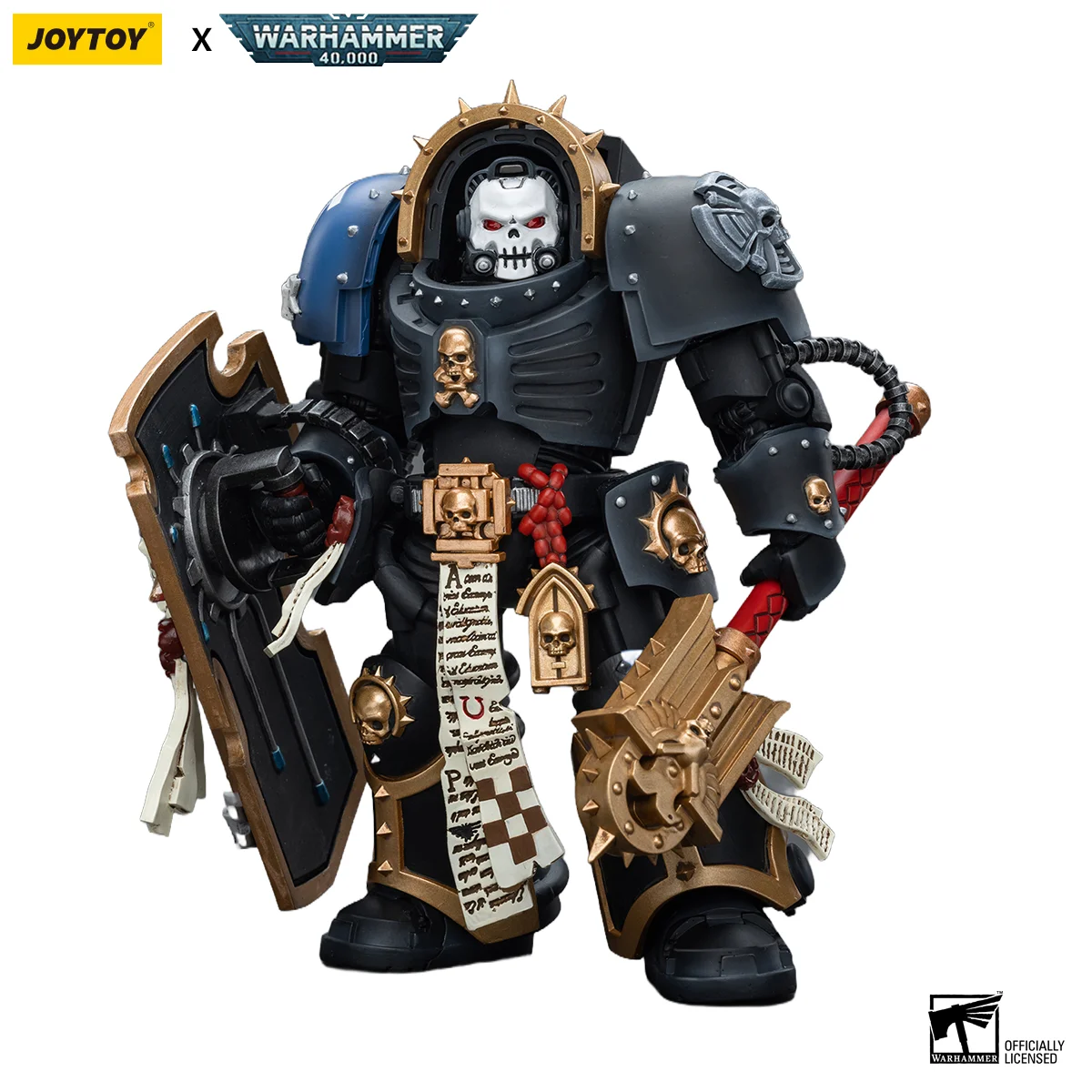 

[IN STOCK] Collectible Action Figure 1/18 JOYTOY Warhammer 40K Ultra marines Chaplain in Terminator Armour Model Perfect Gift