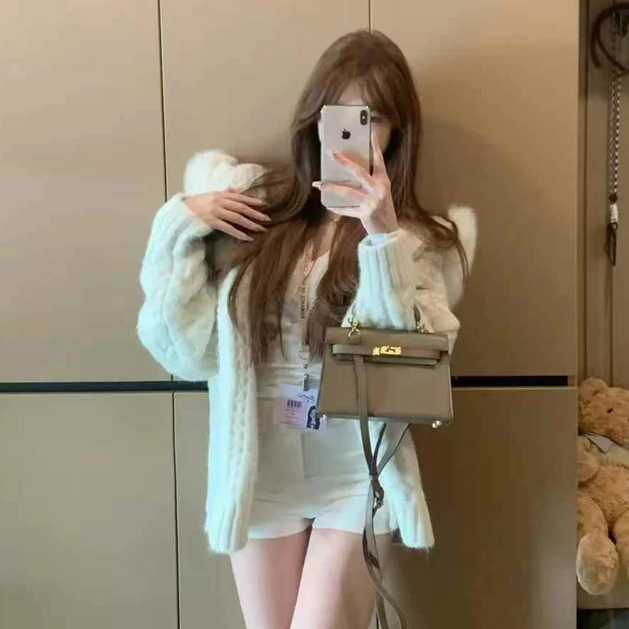 هوديي حقيقية الثعلب الفراء طوق البلوزات للمرأة سترة الكشمير المعنقة الخريف الشتاء نمط جديد سترات من فراء الكشمير