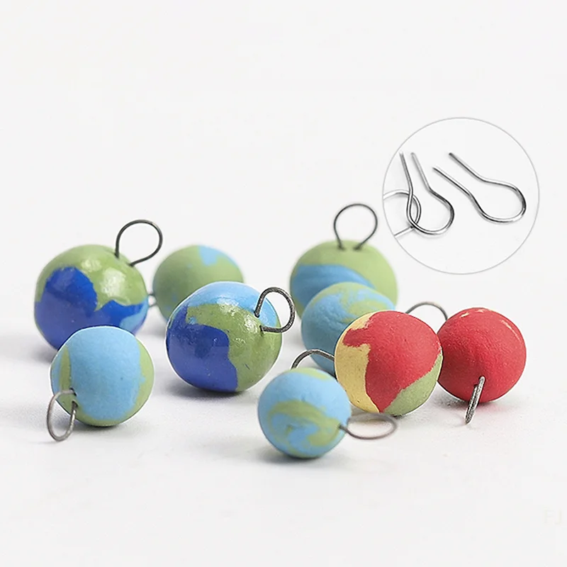 Anneau d'aiguille de combustion suspendu pour poterie, matériau résistant aux hautes températures, bijoux en céramique, anneau suspendu, outils de poterie, 50/100 pièces
