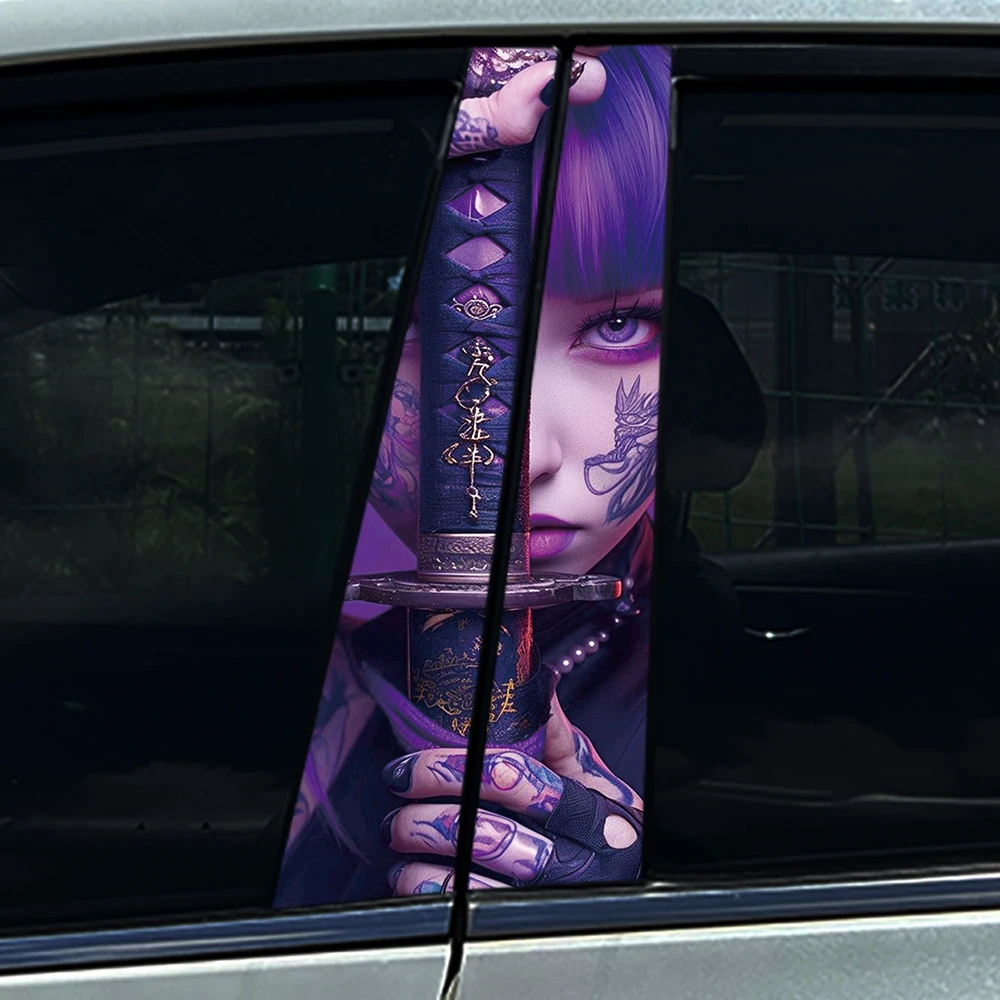 2PCS Purple Hair Ta…