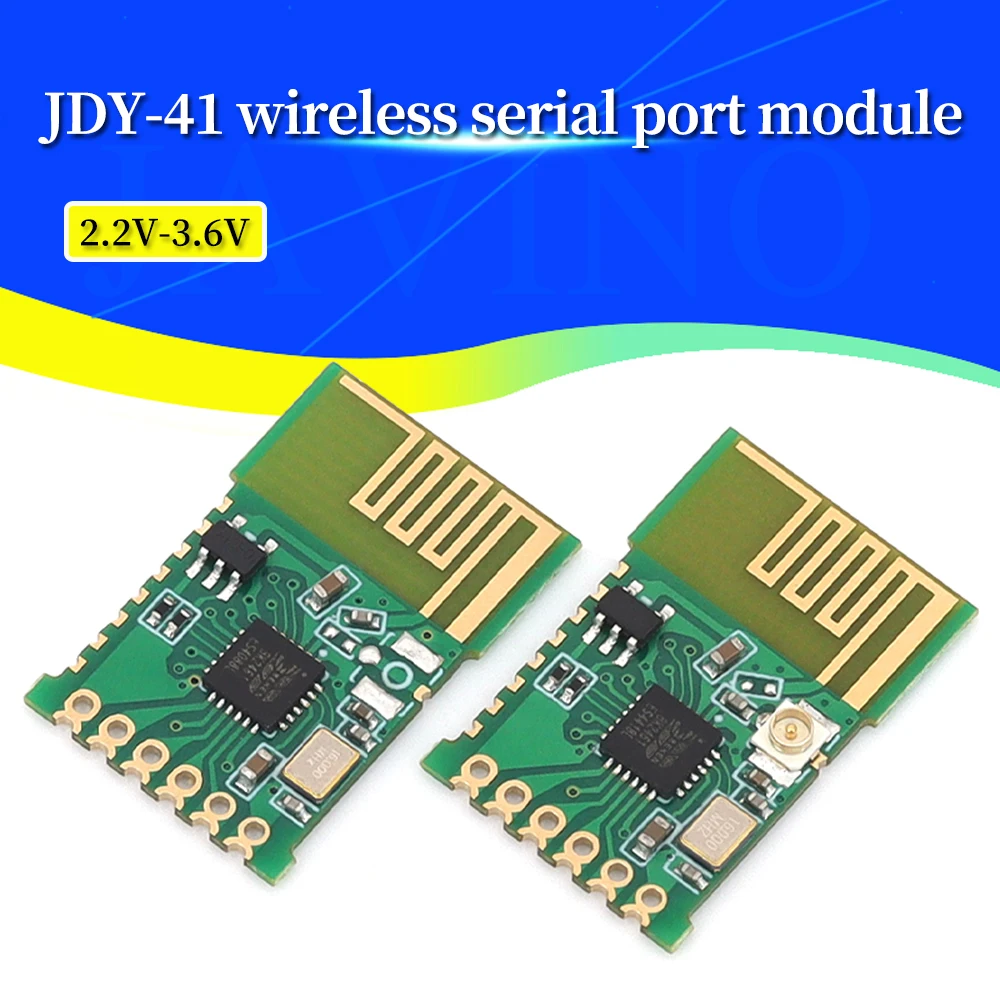 Javino 1/5/10Pcs JDY-41 2.4G Wireless Serial Port Transparent Transmission Module Remote Control Switch Transceiver