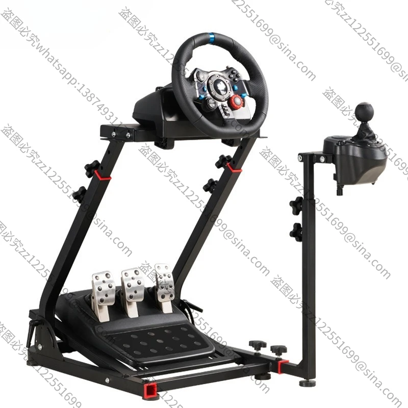 Suitable for 8VRS New Foldable Racing Emulator Bracket Driving Game Steering Wheel Frame, Racing Game Accessories
