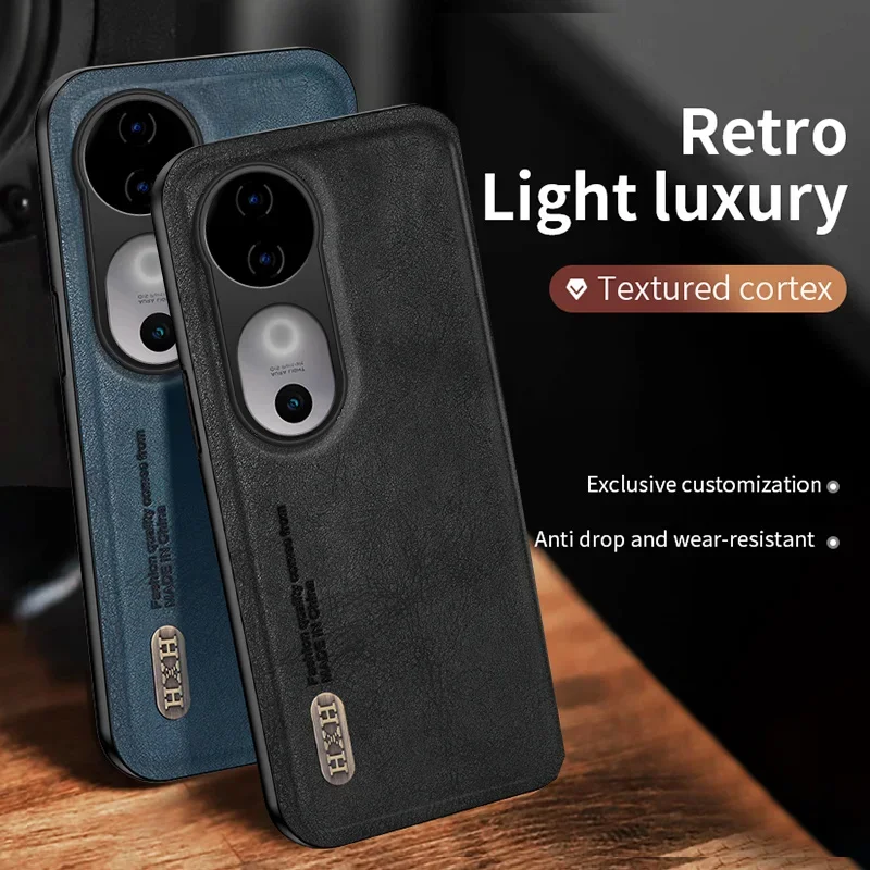 

Case For VIVO V40 Leather Magnetic Lens Protection Cover For VIVO V40 Shockproof Bumper Funda