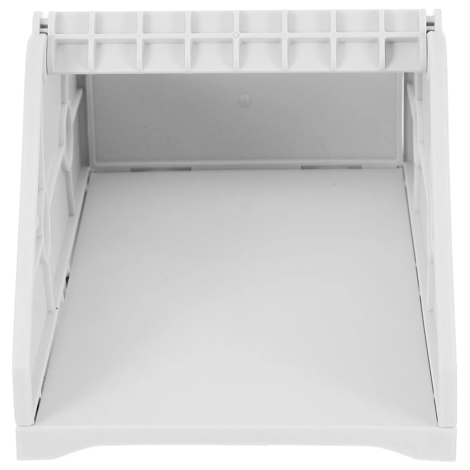 

Plastic Thermal Printer Label Holder White Shipping Label Dispenser Organizer for Office Desktop Thermal Printer Paper Stand