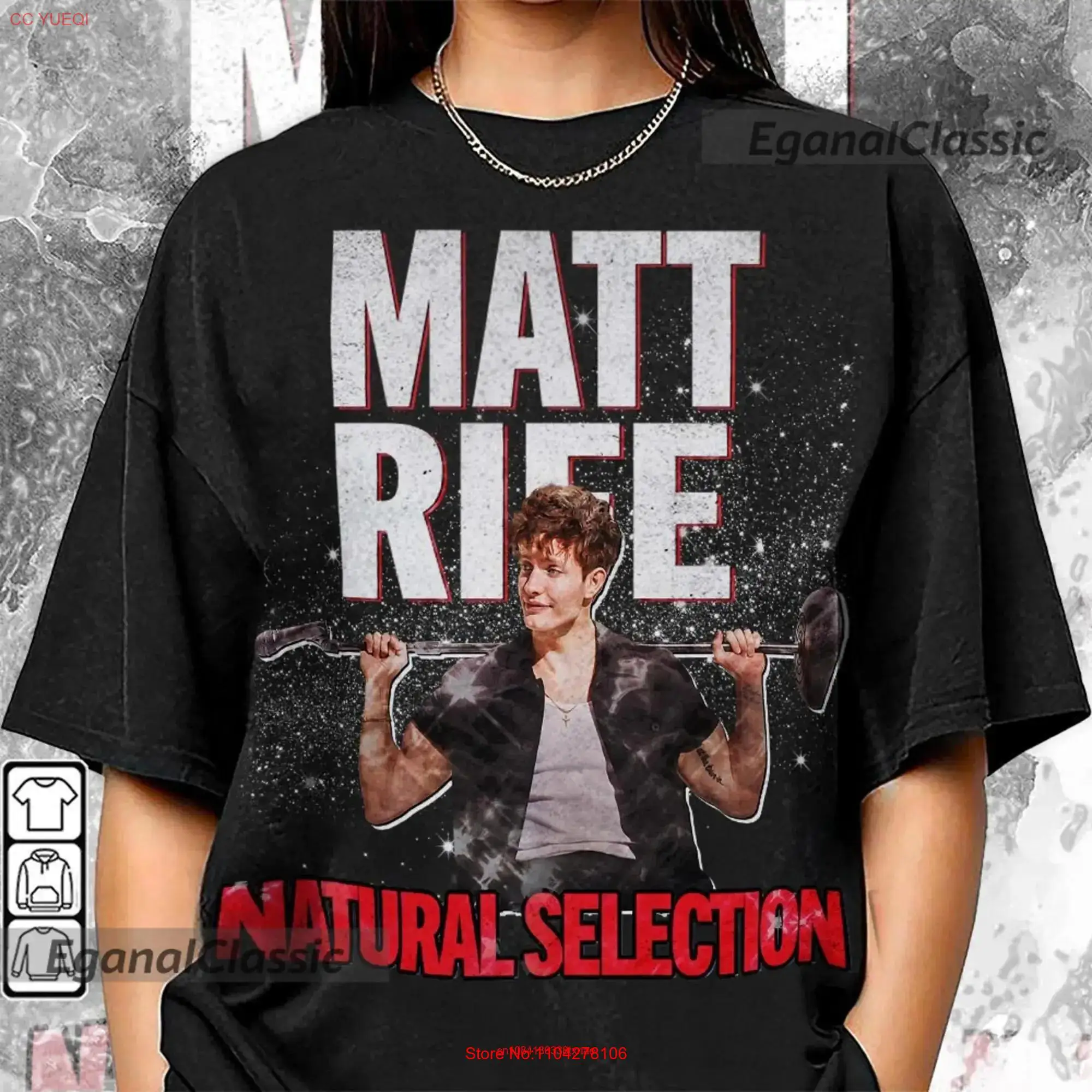 Matt Rife Natural Selection 90s T Shirt Bootleg Comedy Vintage Y2K SweaT With Hottest Mom For Fan 1711F MLUD