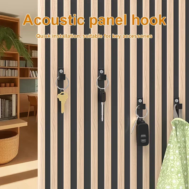 2개의 사운드 흡수 보드 후크는 홈 스튜디오와 사무실의 방음 보드를 위한 실용적인 후크입니다.
