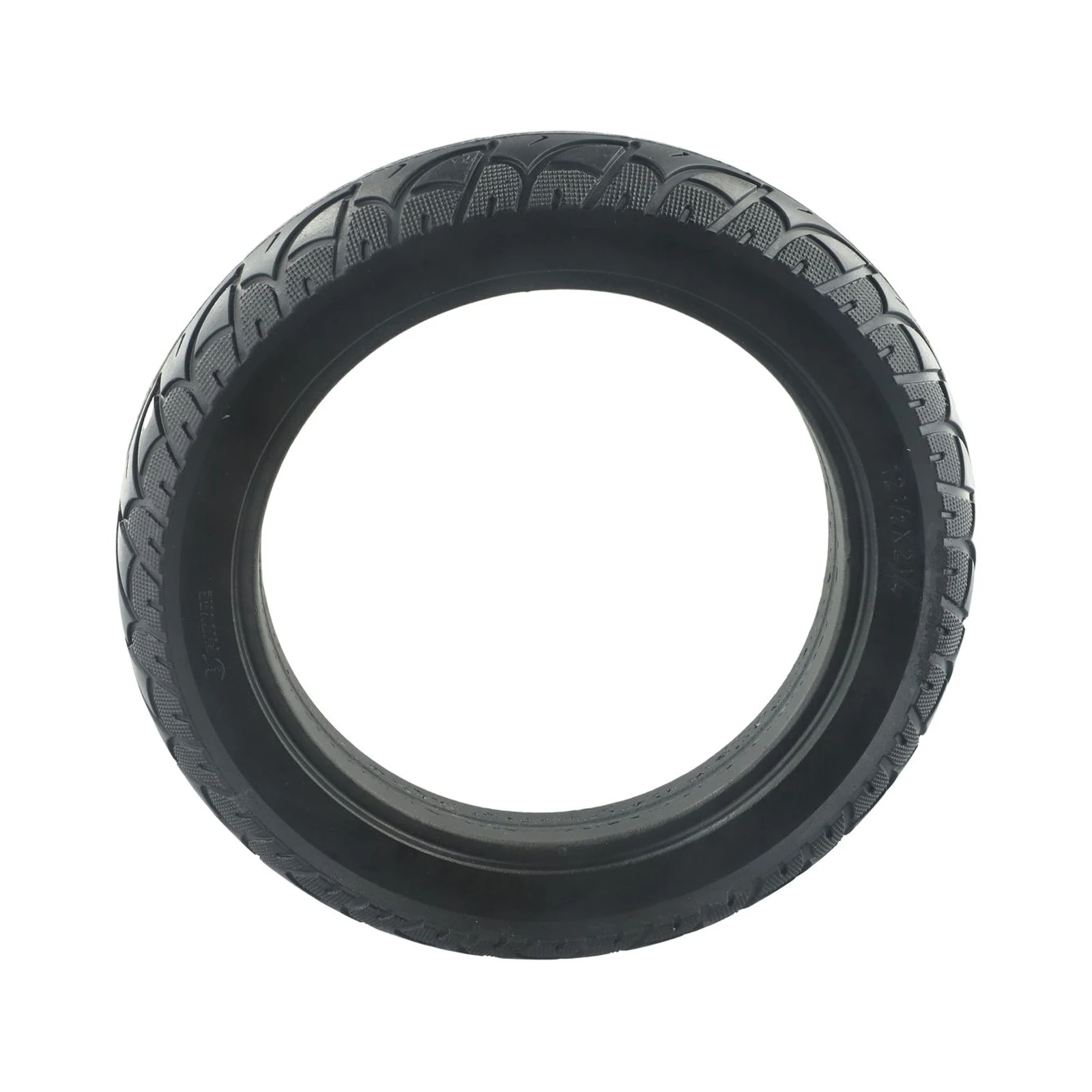 

Long lasting 12 1/2x2 1/4(57 203) Tire for Electric Scooters, e Bikes, and More, Black Rubber Material, 850g Weight