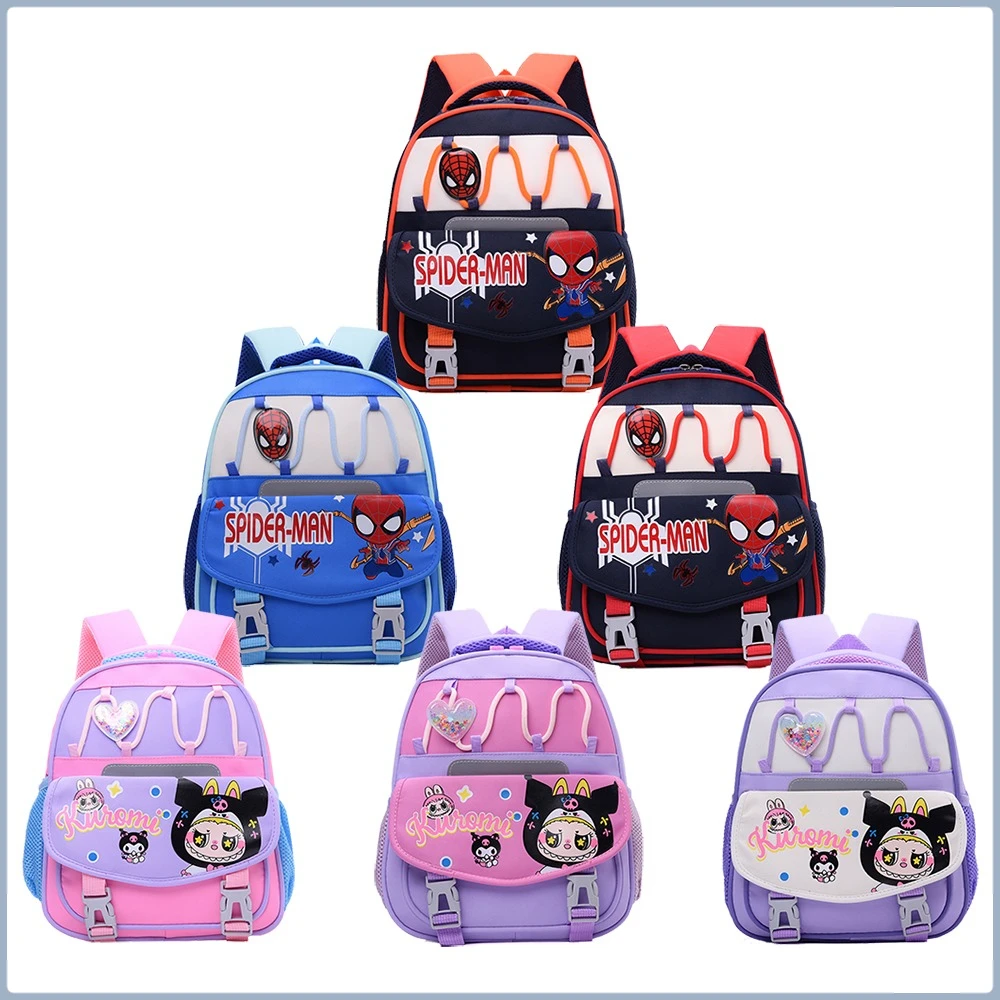

New Classic Handsome Hero Spider Man Pattern Cartoon Schoolbag Large Capacity Kindergarten Children's Exquisite Student Backpack
