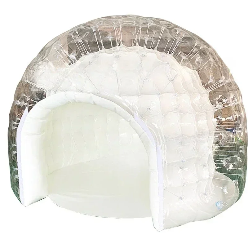 Internet celebrity inflatable bubble house, transparent tent star bubble house outdoor camping famous hotel transparent