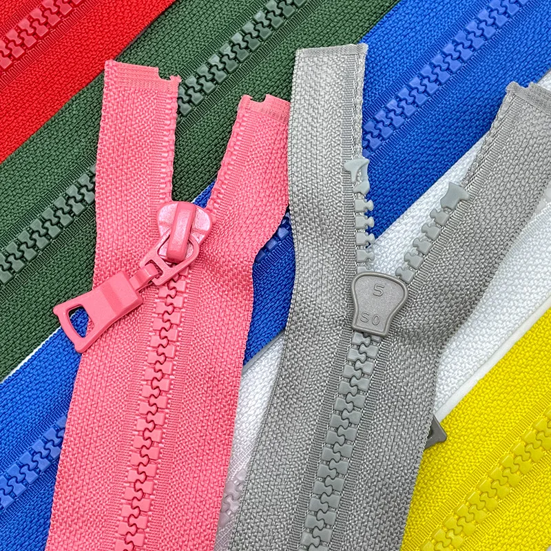 

20P 15-90cm 5# Sewing Resin Zippers Clothes Jacket Closure Zipper Tape Bag Decor Zip Repair Kits DIY Zips Replace Accessories