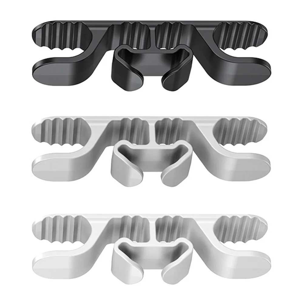 3Pcs Appliances Cable Organizer Holder Easy Install Silicone Based Cord Manager for Kitchen Devices Neat Home Environment