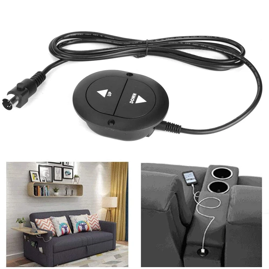 A69eelectric Recliner Switch 2 Button 5 Pins The Oval Hand Controller For Electric Recliners And Lift Chairs Recliner Motor