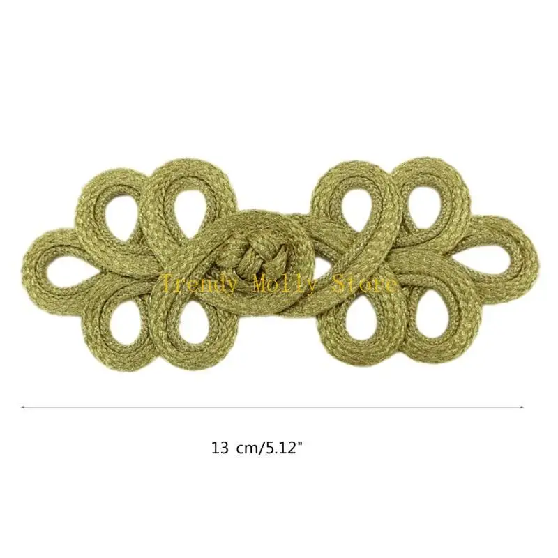 N5KB Chinese Closure Buttons for DIY Enthusiasts Cheongsam Accessories Sew On Sewing Buttons Fasteners for DIY Sewing