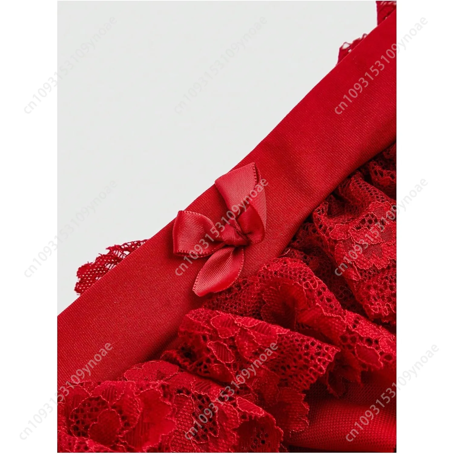 Vintage Lace Bloomers Cute Women Ruffle Shorts Lolita Clothing Elastic Waist Bowknot Pants Y2k Cake Culottes Cosplay Party