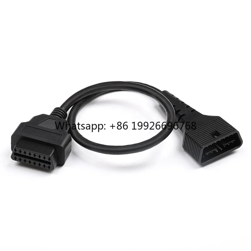New Design OBDII Male to Female Cable Diagnostic OBD 2 Cable With OEM ODM Service