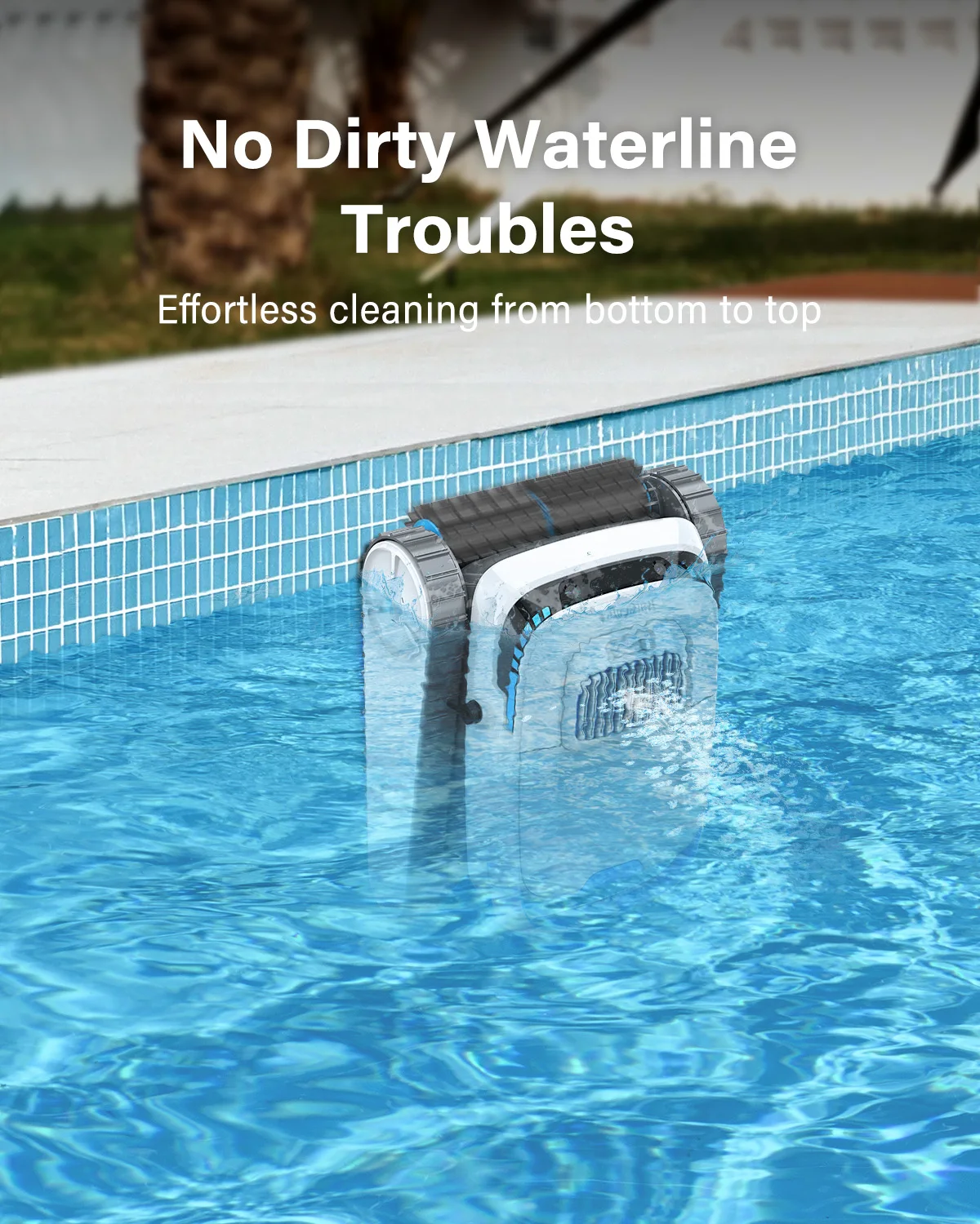 Ratelmax автоматический подводный робот-пылесос робот для чистки бассейна восхождения робот настенный аксессуар для чистки бассейна