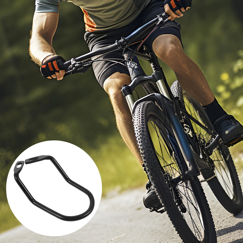 

2pcs Rear Derailleur Guard Durable Steel Bicycle Accessories Black Bike Chain Protector Foldable Mountain Bikes