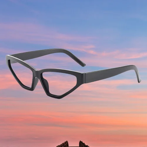 

European and American Cat's Eye Retro Polygon Small Frame Reading Glasses +0.75 To +4