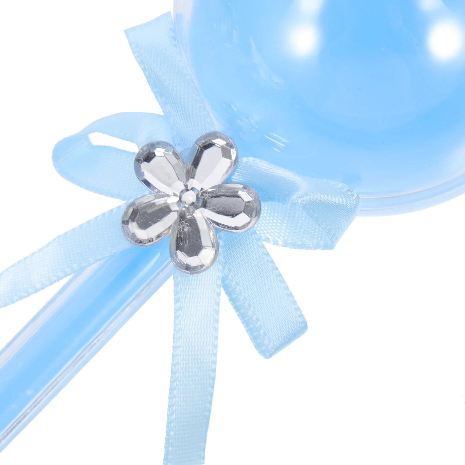 

12 Pcs Lollipop Shaped Candy Containers Blue Fillable Shower Lollipops Party Favors Showers