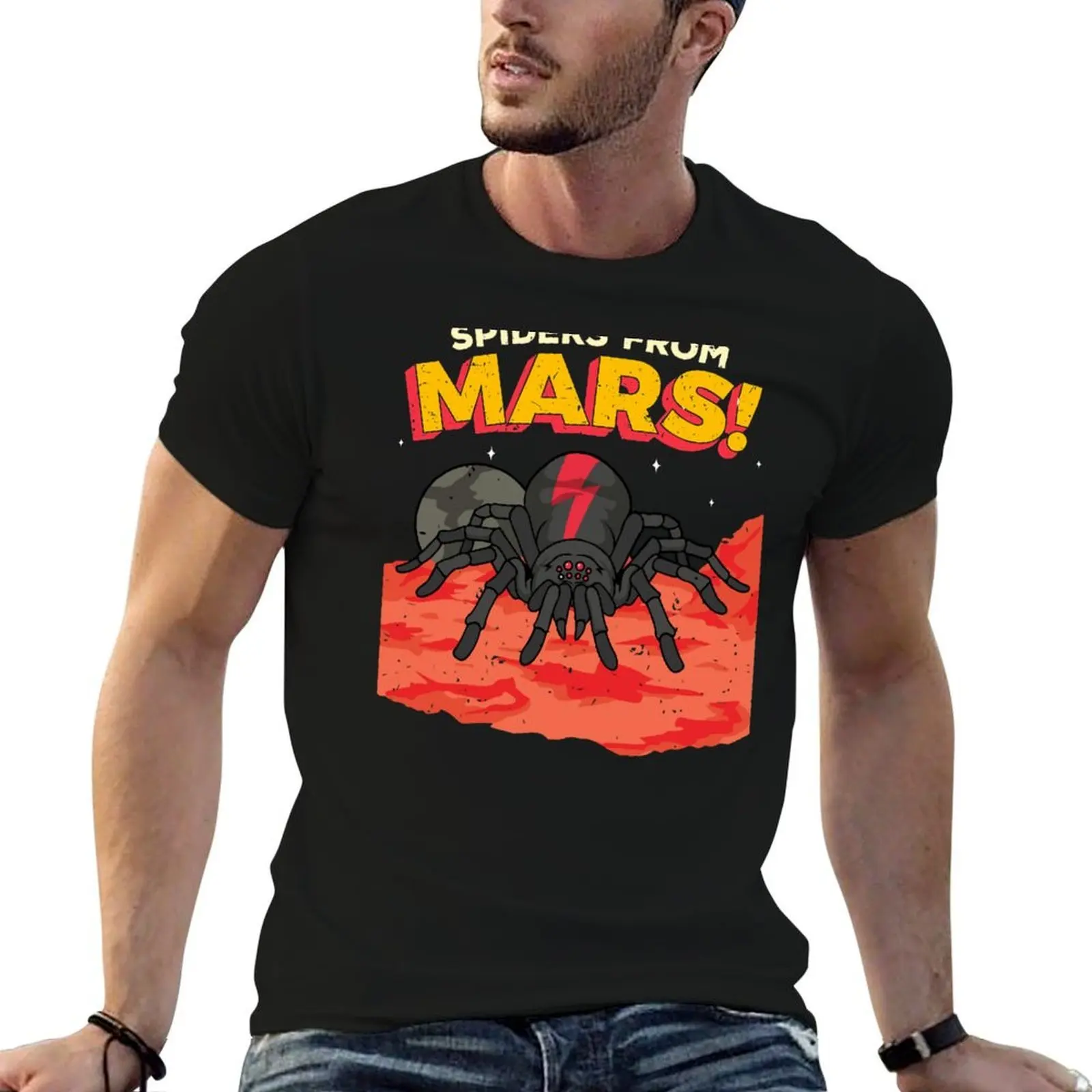 Spiders-from-Mars-Short-Sleeve T-Shirt aesthetic clothes quick drying fitted t shirts for men