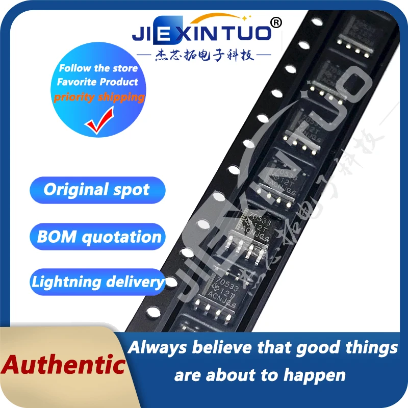 

TPS3705-33DR 70533 IC SUPERVISOR 1 CHANNEL 8SOIC Supervisor Push-Pull, Totem Pole 1 Channel 8-SOIC