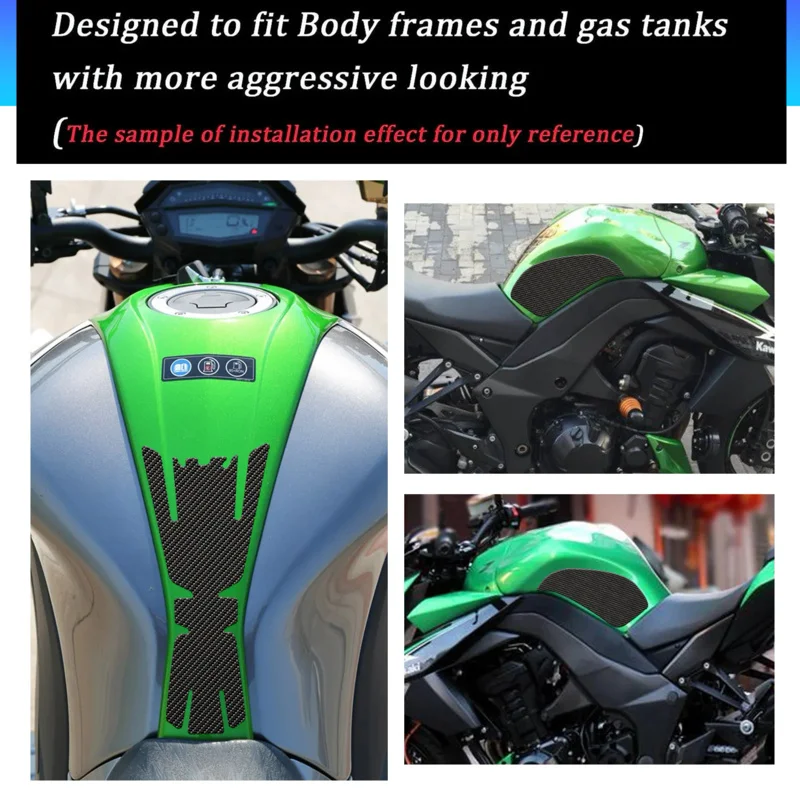 Anti-Slip Almofada Do Joelho Tanque, Calcomanía para Kawasaki Z1000SX Z1000 SX Ninja 1000sx 2007-2014, Acessórios da Motocicleta, Almofada de tração Lateral