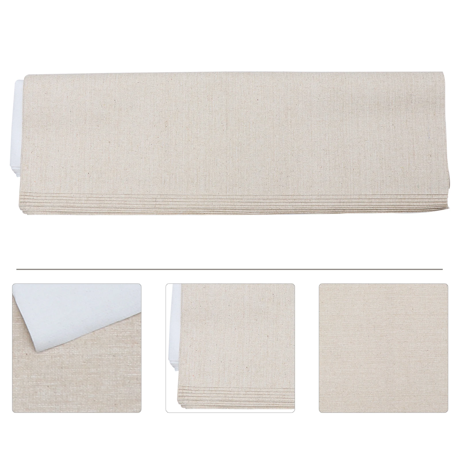 

10 Sheets Accessories Canvas Child Flax Pure Cotton Blank Children for Painting