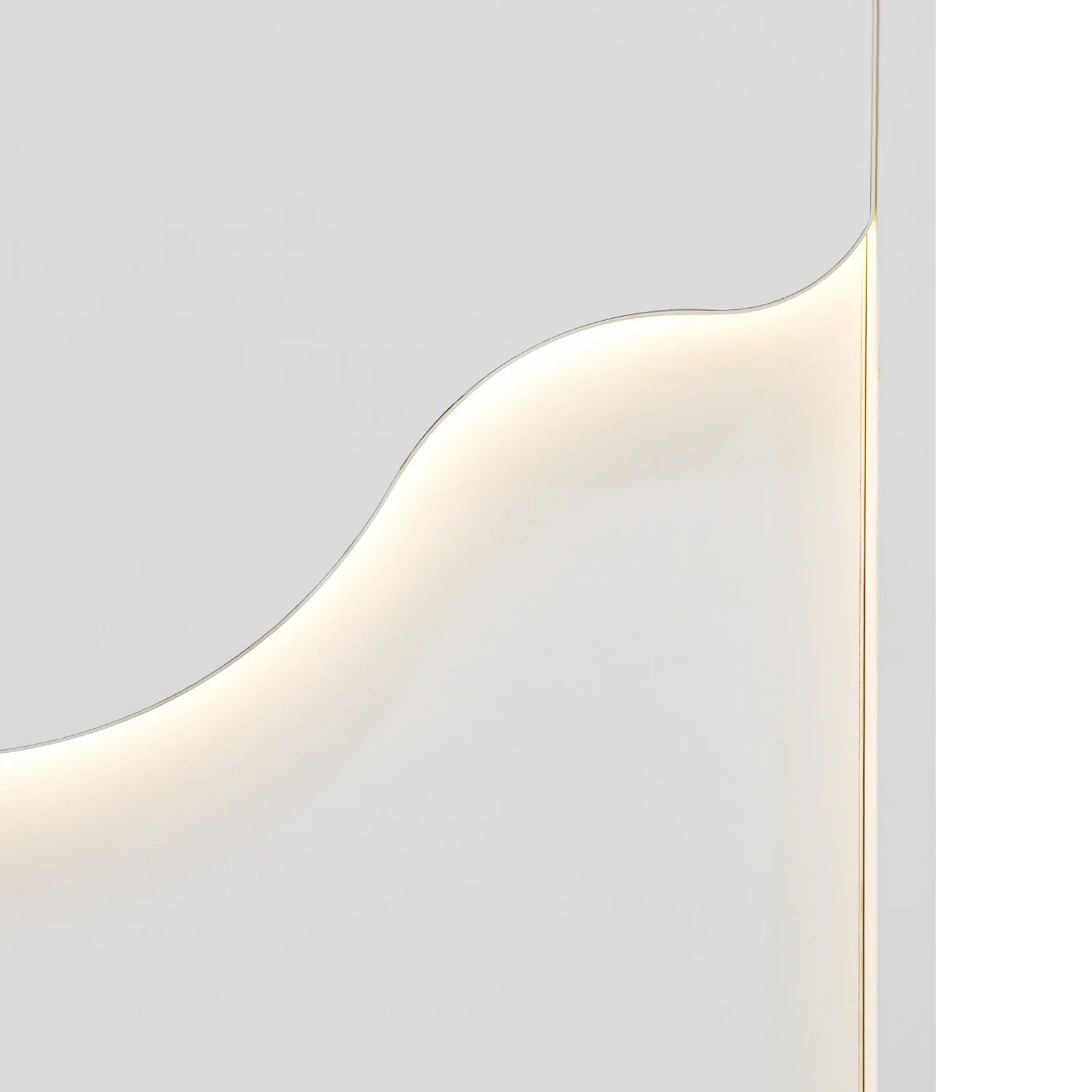 Rectangular Checkout Counter Reception Desk, Reception Desk with LED Light, Checkout Counter Desk with Storage Drawer