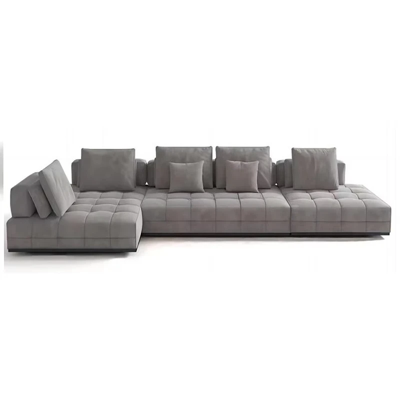 ^Modern Designer Living Room Module Combination Lawrence Clan Sofa Hotel Leather Fabric Sofa