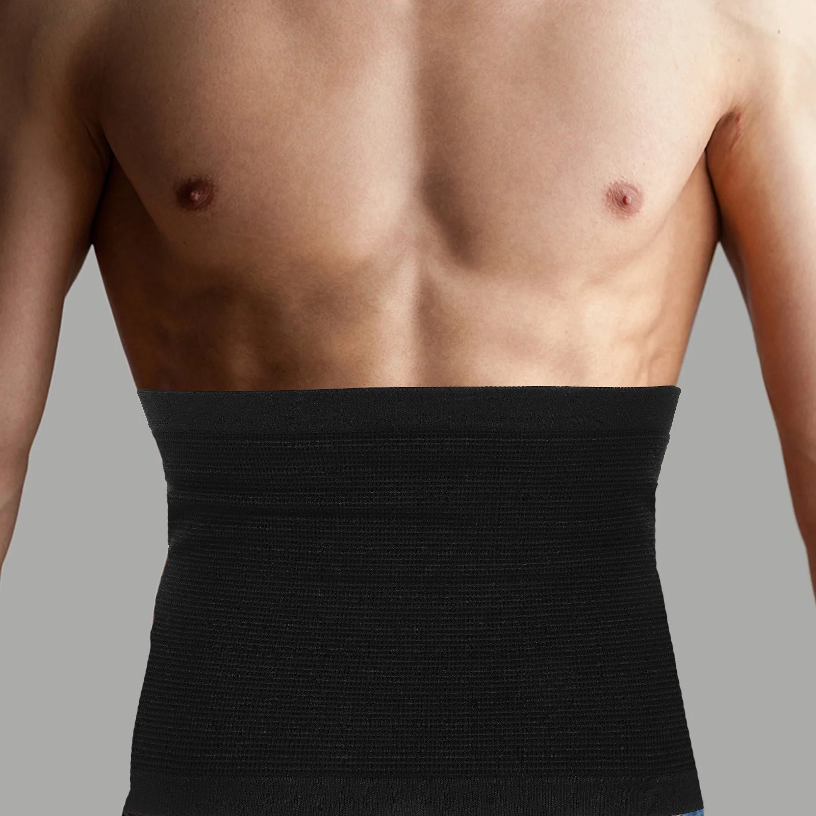 

Slimming Belt for Men Black 5xW23cm Abdomen Shaper Waist Support Corset Beer Belly Fitness Lower Back
