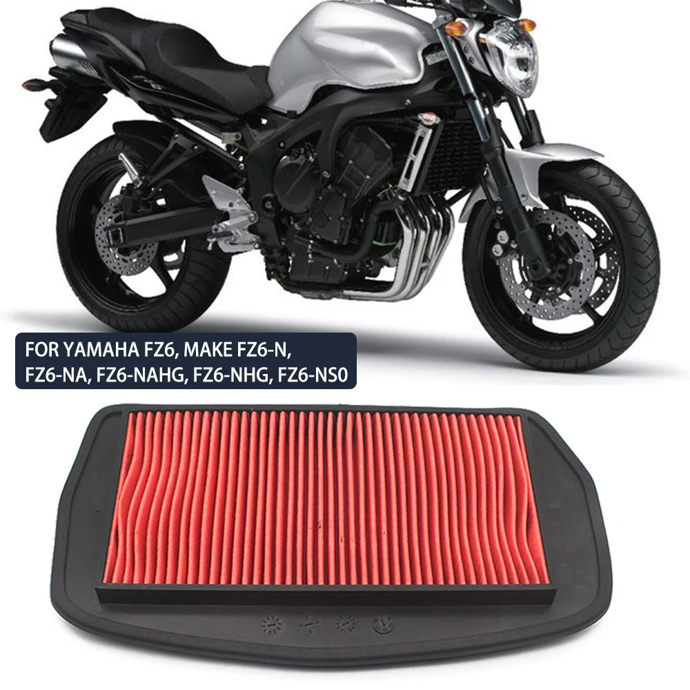 Motorcycle Air Filter Intake Cleaner For Yamaha FZ6 Fazer FZ6 N FZ6 NA FZ6-NAHG FZ6-NHG FZ6-NS High Efficiency Filtration