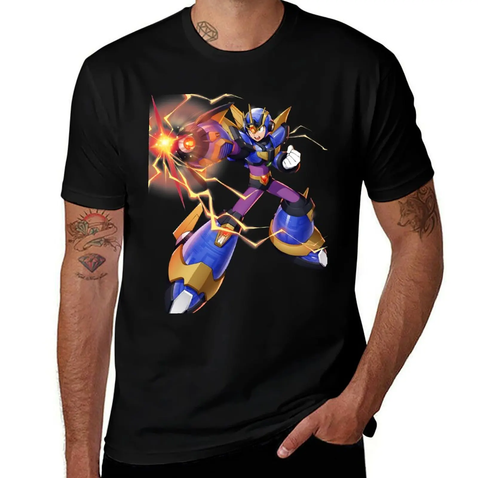 Megaman Xdive Ultimate Armor X T-Shirt Basic Short Sleeve for Men T-Shirt
