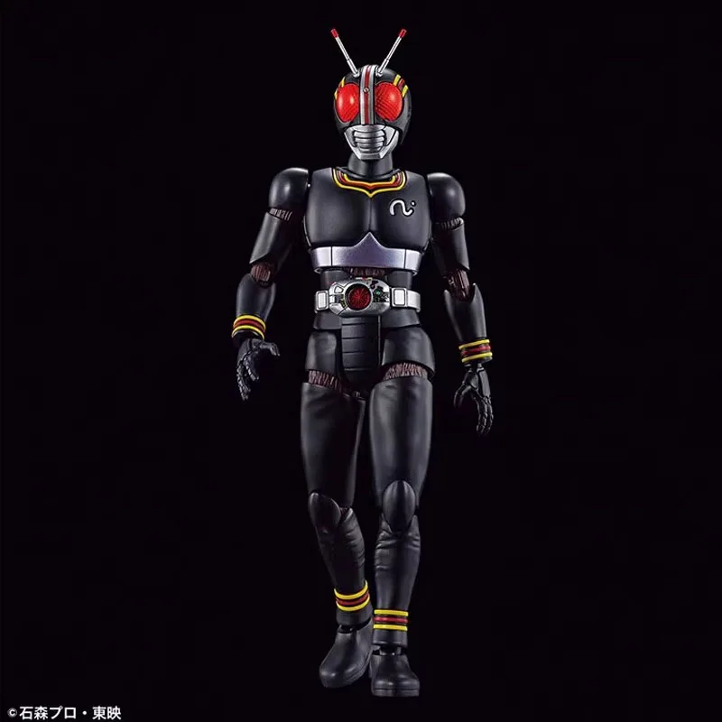 Bandai Original Kamen Rider Model Garage Kit Figure-rise 1/8 Masked Rider Black Anime Action Figure Assembly Model Toys Gift