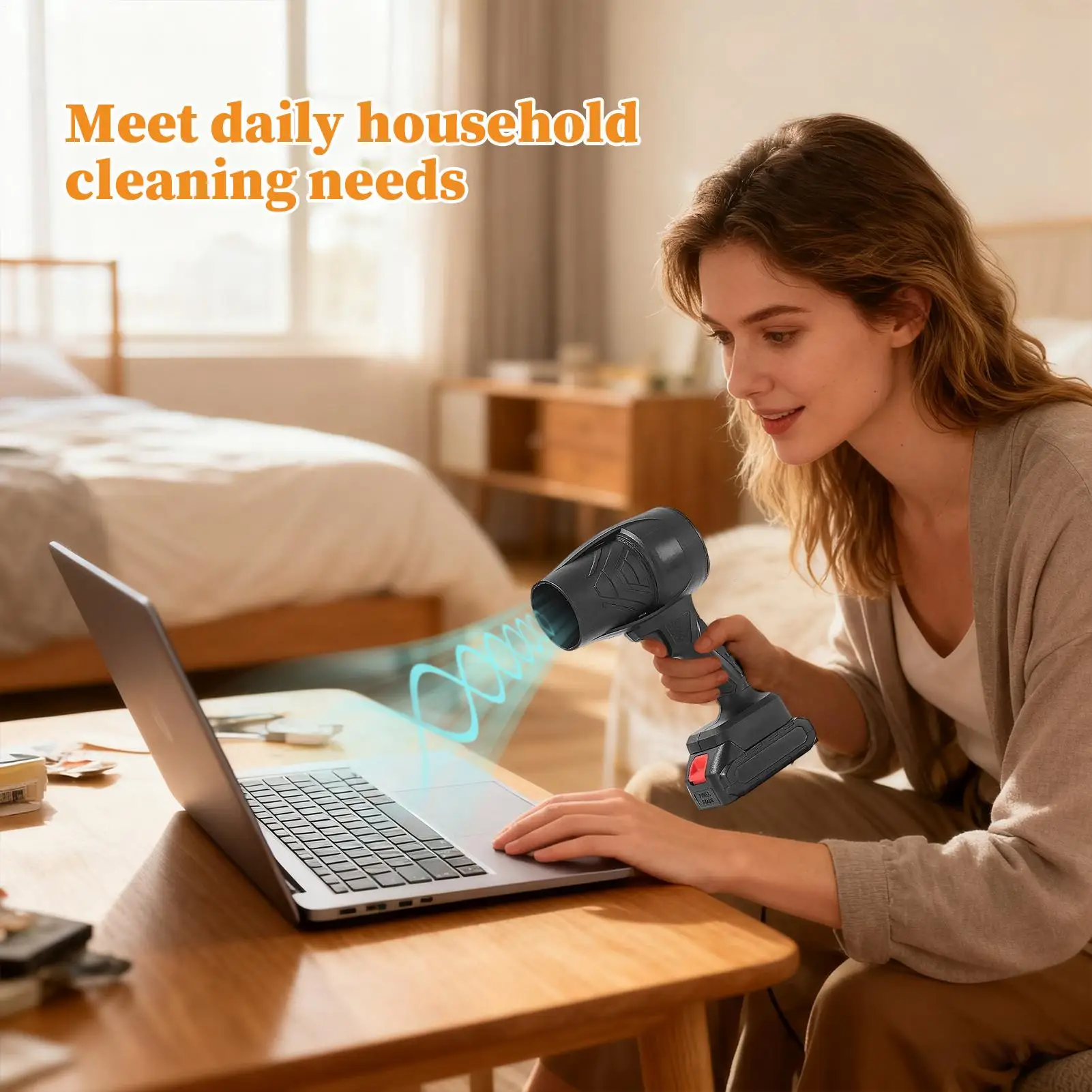 Dust Blower Cordless Powerful Rechargeable Cleaning Electronics Cleaning Dust Blower For Computer Electronics Keyboard Laptop
