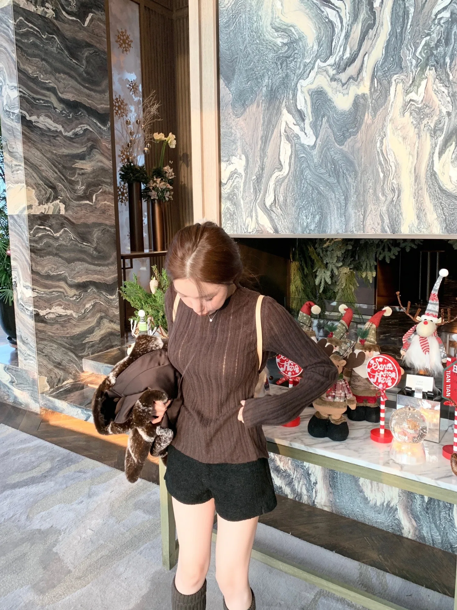 

Двухцветные зимние повседневные брюки прямого кроя с низкой талией из смесовой шерсти для женщин: модные, мягкие, удобные, дышащие