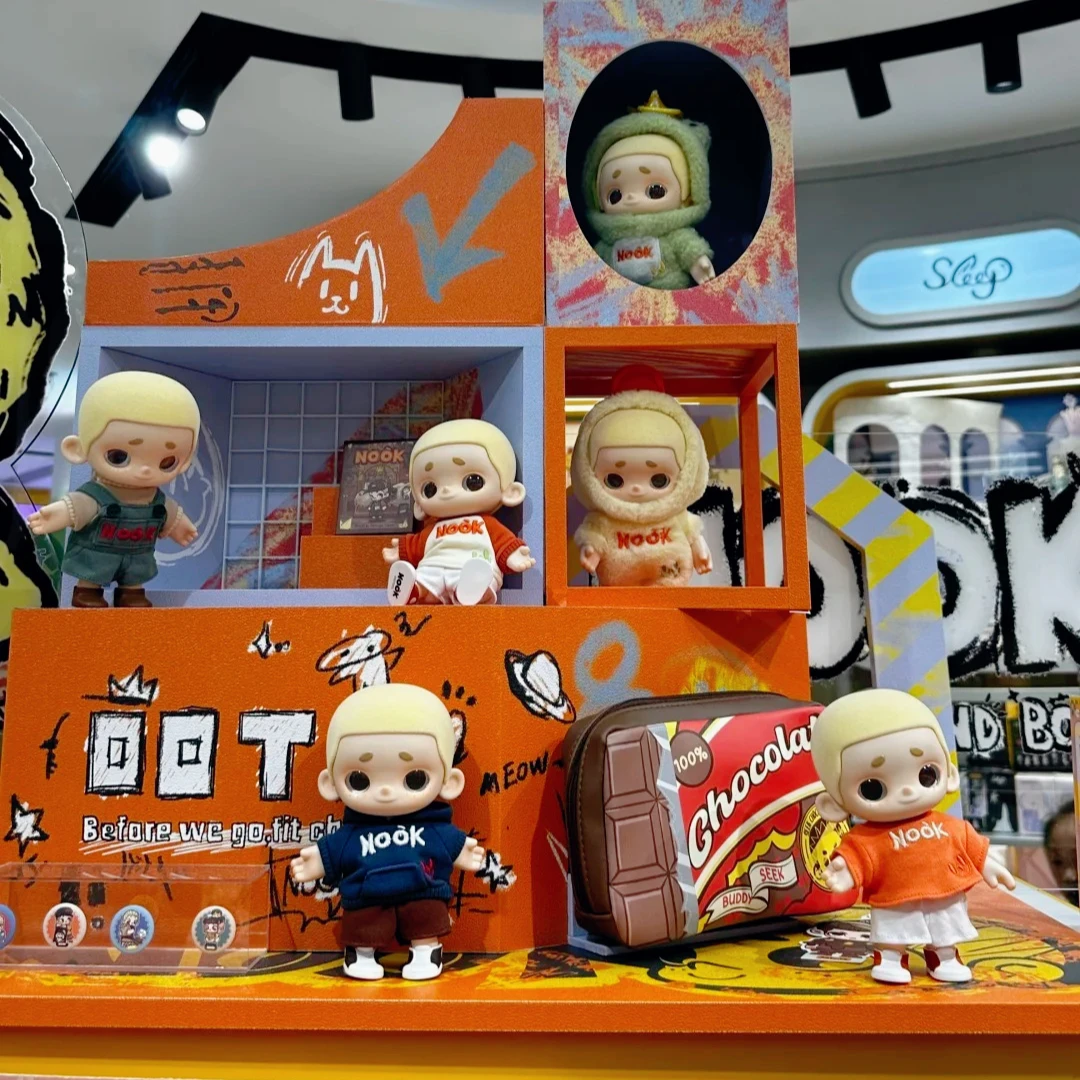 

52TOYS NOOK OOTD Series слепая коробка экшн-фигурка плюшевая виниловая кукла милые мальчики аниме брелок Mystery Box коллекция модель игрушки подарок