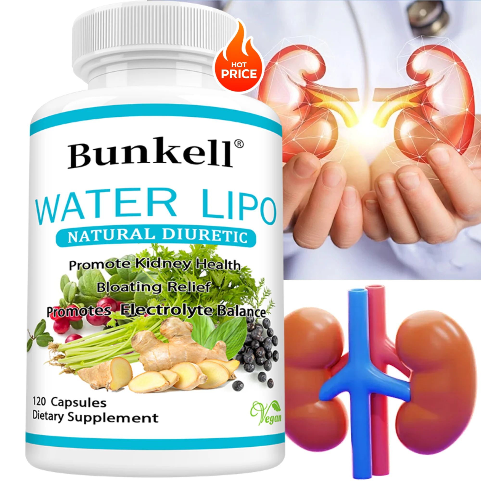 Herbal Wellness Water - Premium Diuretic Water Kidney & Bladder