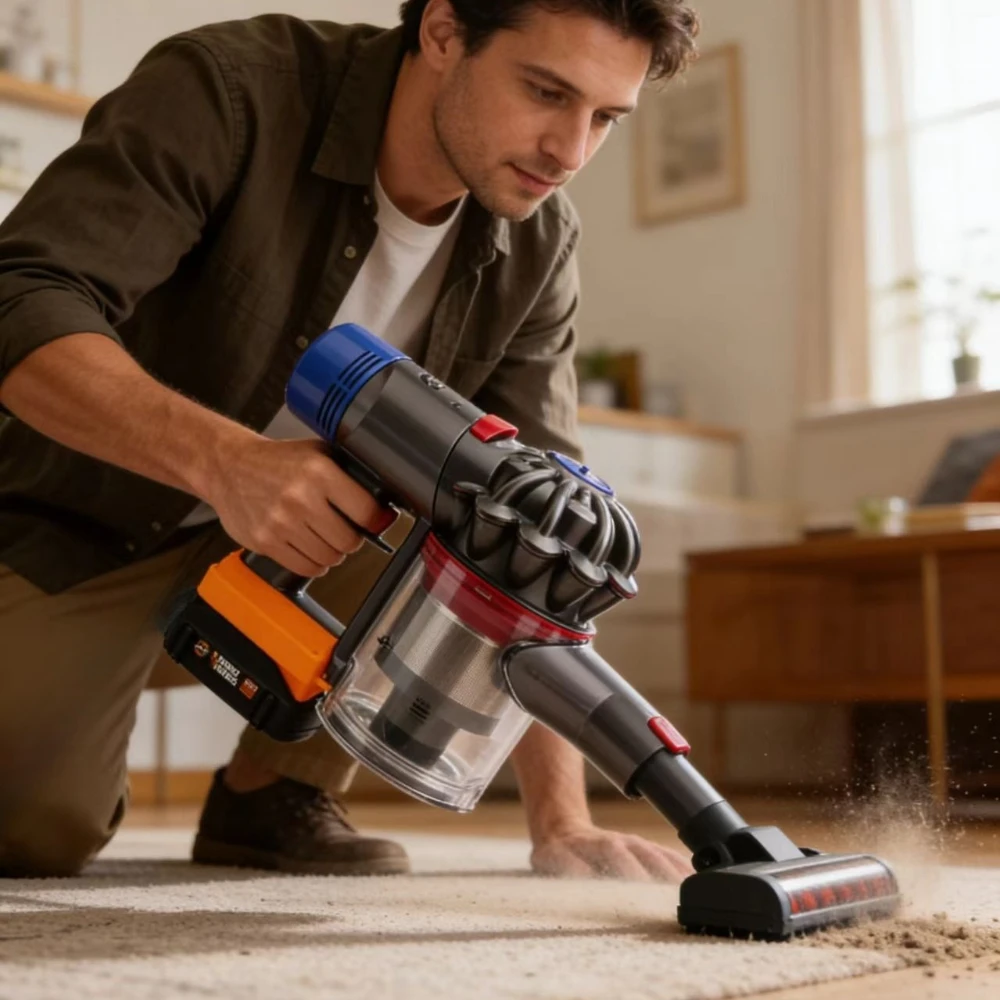 

Адаптер/преобразователь для аккумуляторов WORX 20V 6 PIN Li-ion для ручных пылесосов Dyson V7 и V8 (только адаптер)