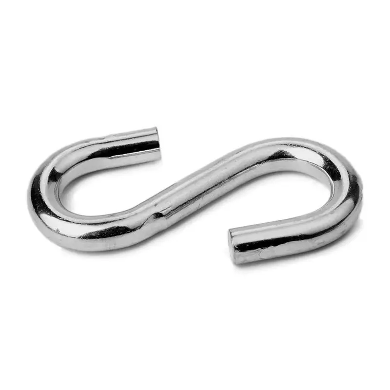 Heavy Duty S Hooks Ultra Thick Hammock S Shaped Hooks Galvanized Utility Hanger, Pack Of 2