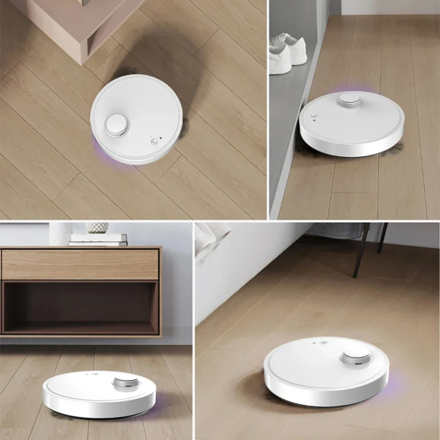 Advanced, Powerful, Smart, Thin Robot Vacuum Cleaner OB12 - Efficient Sweeping Technology, 1500pa Suction for Ultimate Spotless