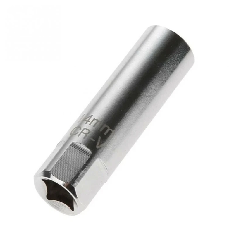 Flexible Plugs Socket 14Mm Thin Wall 3/8Inch Drive 12 Point Automotive Repair Tool