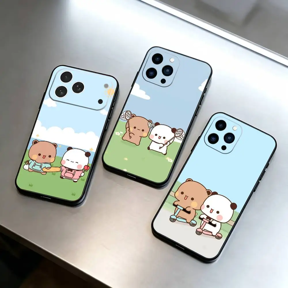 

Cartoon B-Bubu Dudu Phone Case For iPhone 17, 16,15,14,13,12,11 Plus,Pro Max, Others Soft Black Cover