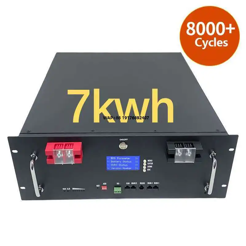 

51.2V 150Ah LiFePO4 Split Battery Pack 5kWh Rack-Mount CAN BMS 48V System Voltage Home Commercial Solar Energy Storage