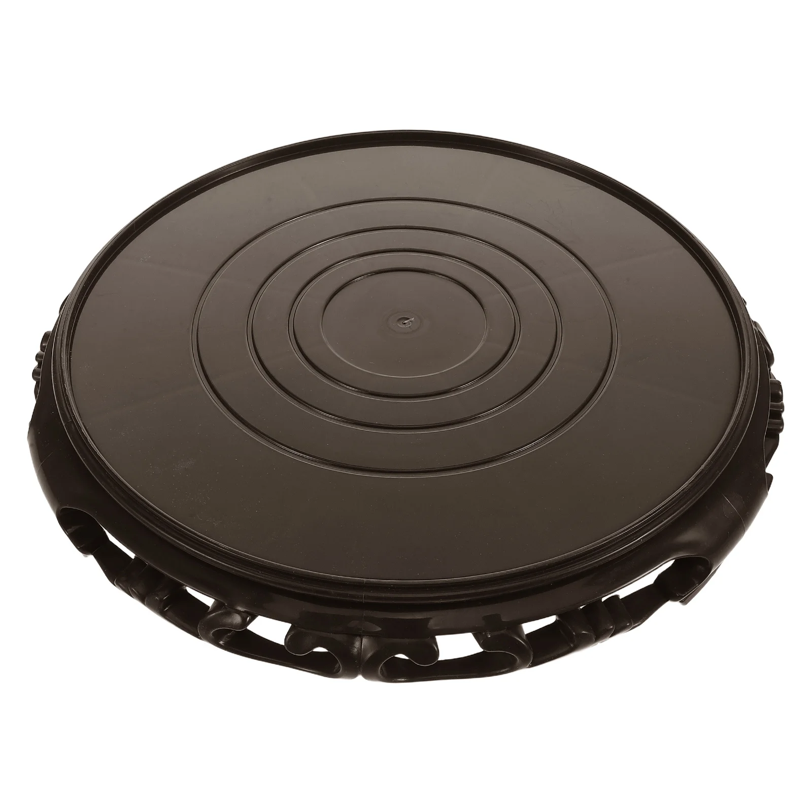 

Flower Pot Stand Round Plastic Holder for Vases Planters Fishbowls Prevents Water Damage Indoor Outdoor Decorative Asian Style