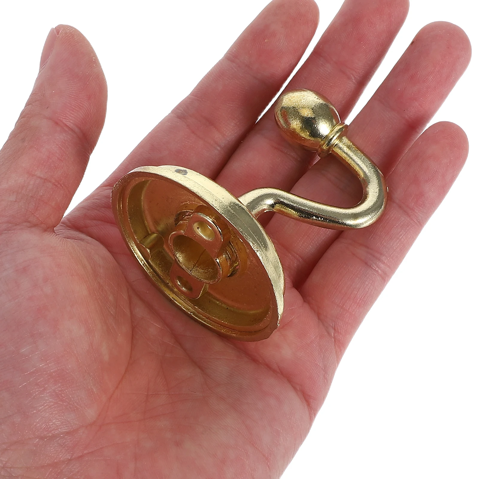 

2 Pcs Round Head Hooks Zinc Alloy Hangers for Hat Coat Clothes Vintage Tieback Pommel Holdback Curtain Hardware Decor