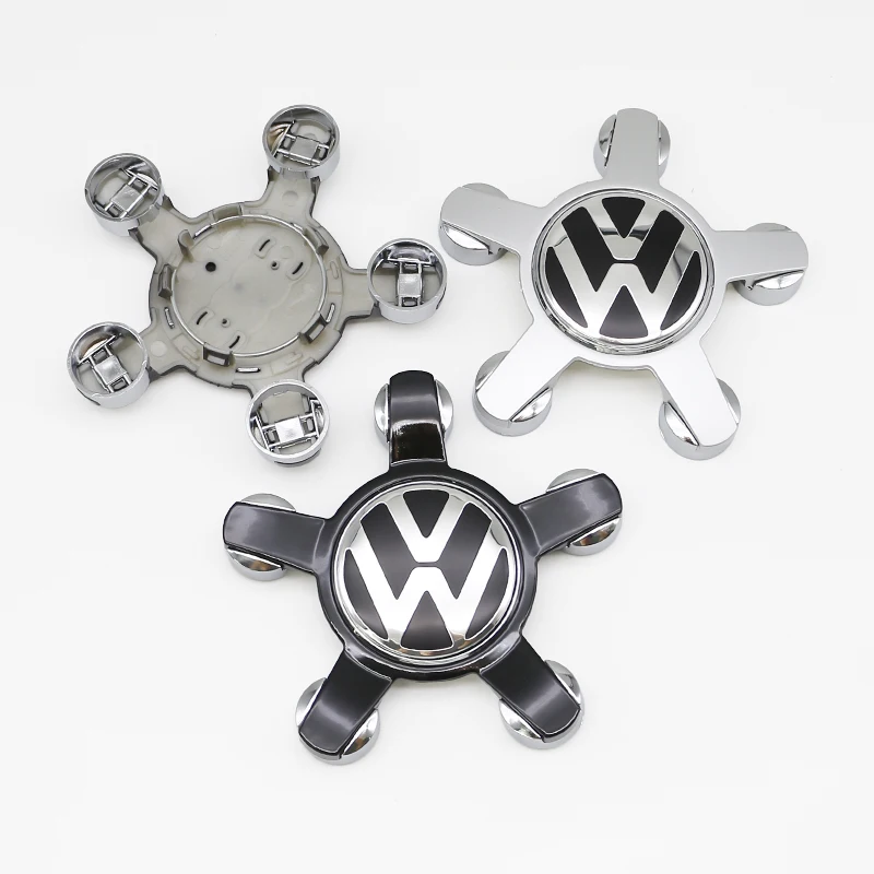 4 Stück 135mm Radnabenkappen für Golf Passat Tiguan Polo Jetta Beetle Scirocco 3D Premium Plus Value Pack – Detail 4