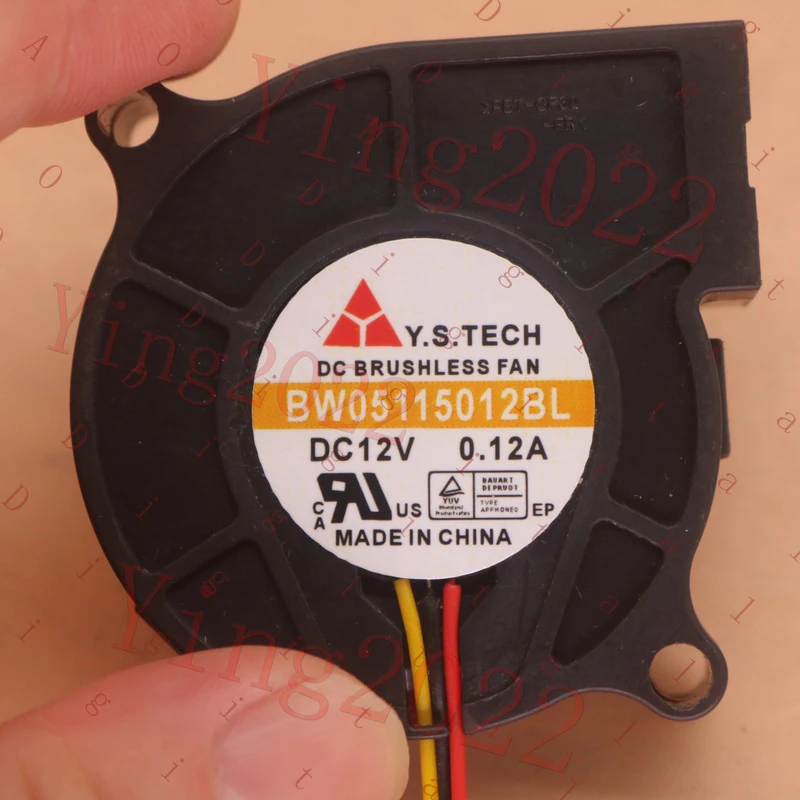 L... 1PCS New for Y.S.TECH BW05115012BL DC12V 0.12A 3Pin Cooling Fan#QW