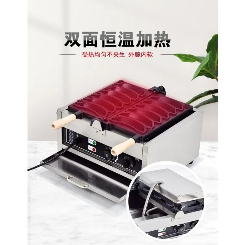 Banana burner commercial electric Internet celebrity snack stall equipment popping egg brand smiley waffle