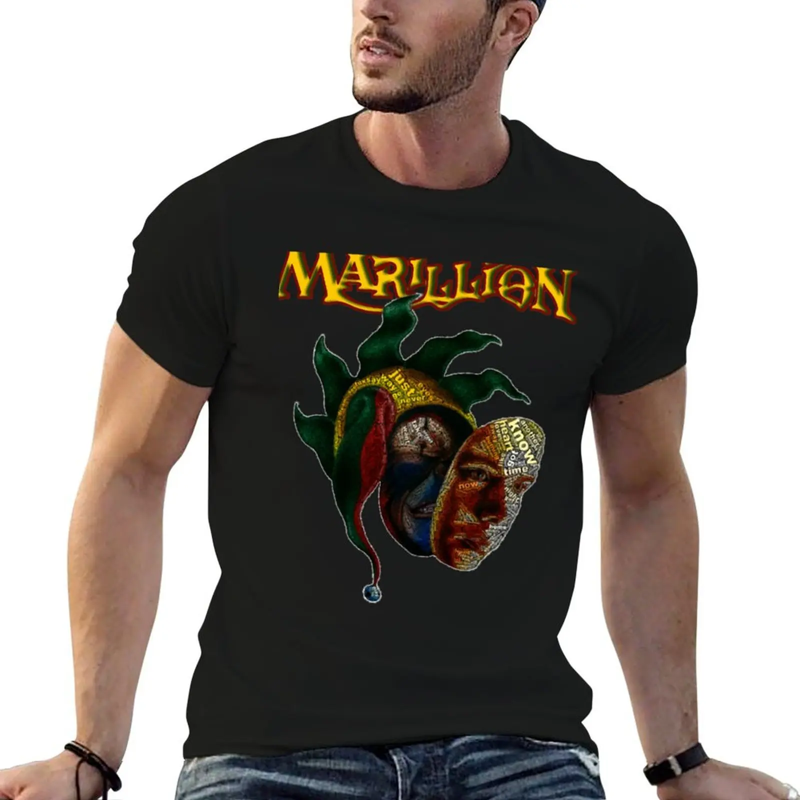 

Trend Marillion Market Square Heroes Gifts For Music Fan T-Shirt mens graphic t shirts man t shirt cotton high quality T-Shirt